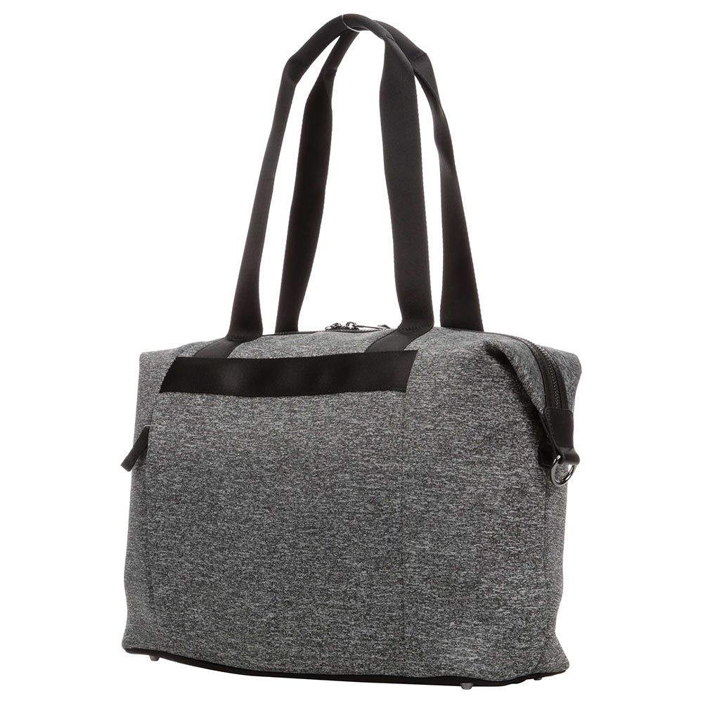 Storksak - Stevie Luxe Diaper Bag - Grey Scuba