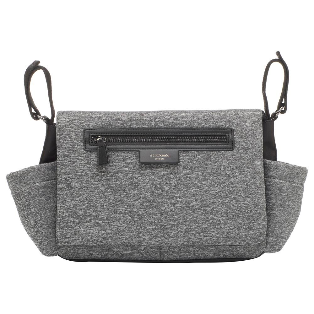 Storksak - Stroller Organiser Luxe - Grey Scuba