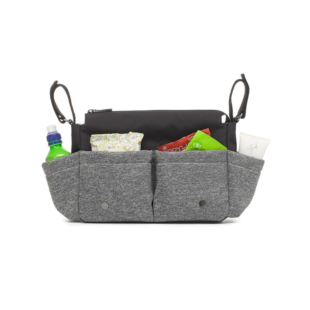 Storksak - Stroller Organiser Luxe - Grey Scuba