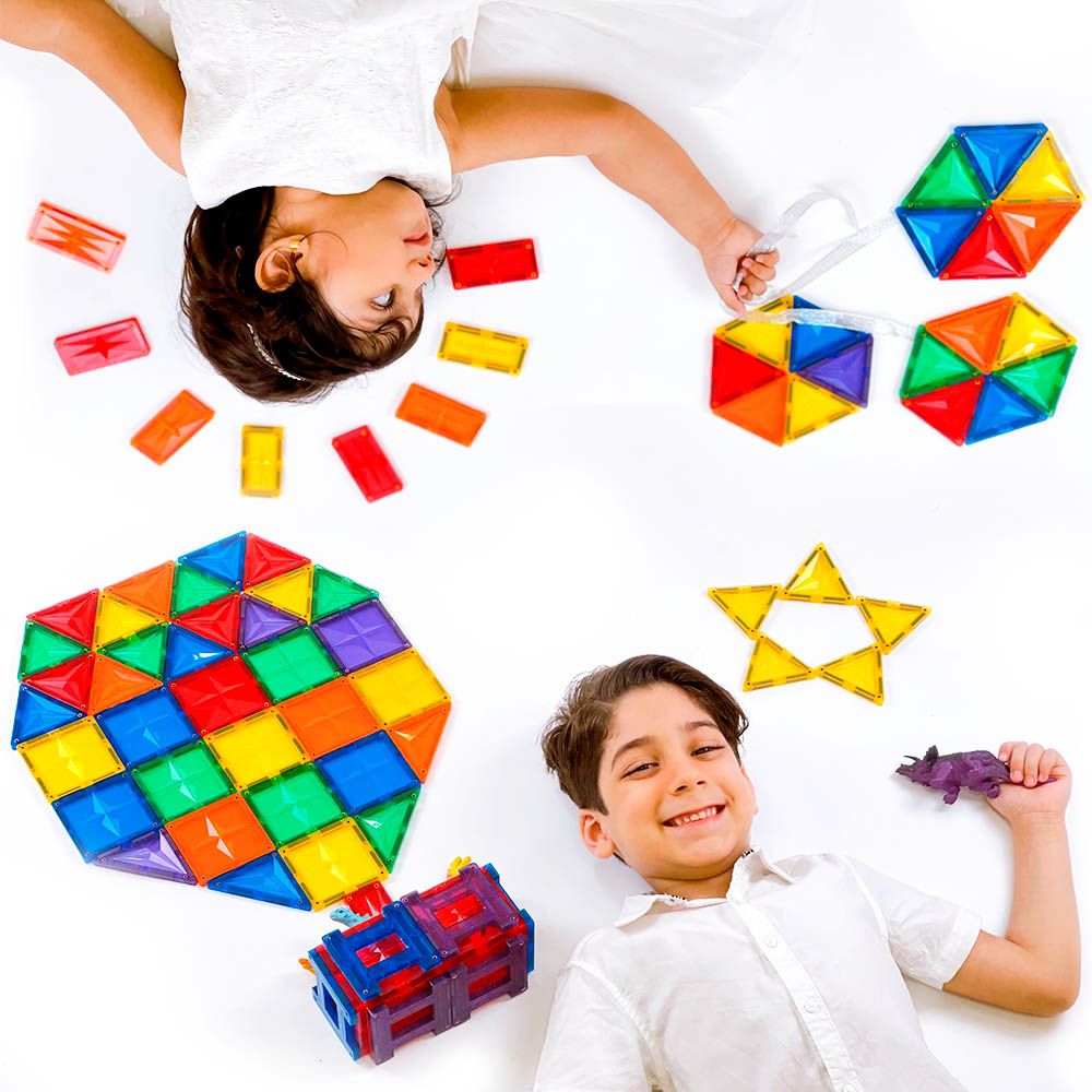 StarKids - Star Magnetic Tiles 120pc-Set