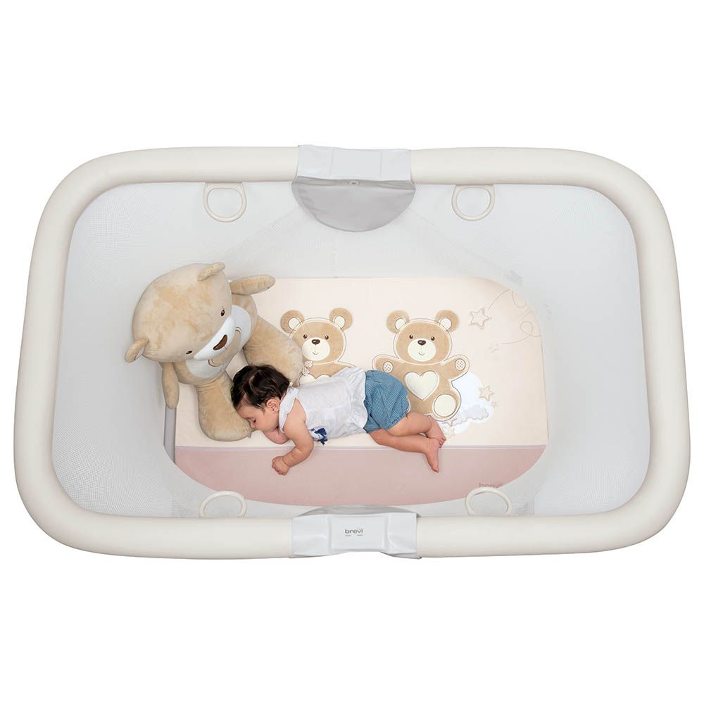 Brevi - Soft & Play Compact Fold Playpen - Little Bear