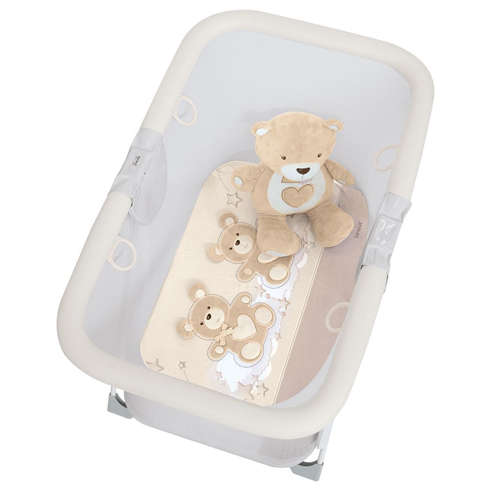 Brevi - Soft & Play Compact Fold Playpen - Little Bear