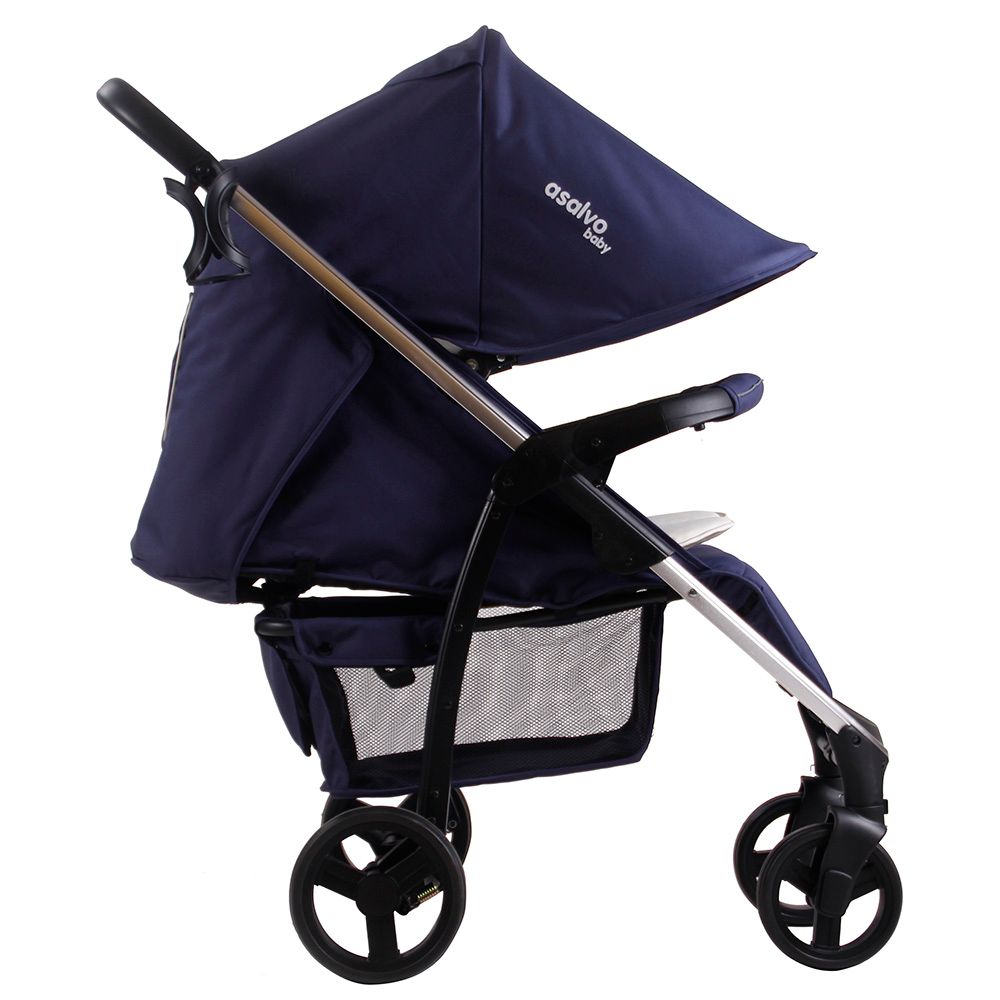 Asalvo - Trio Roma - Complete Travel System - Navy