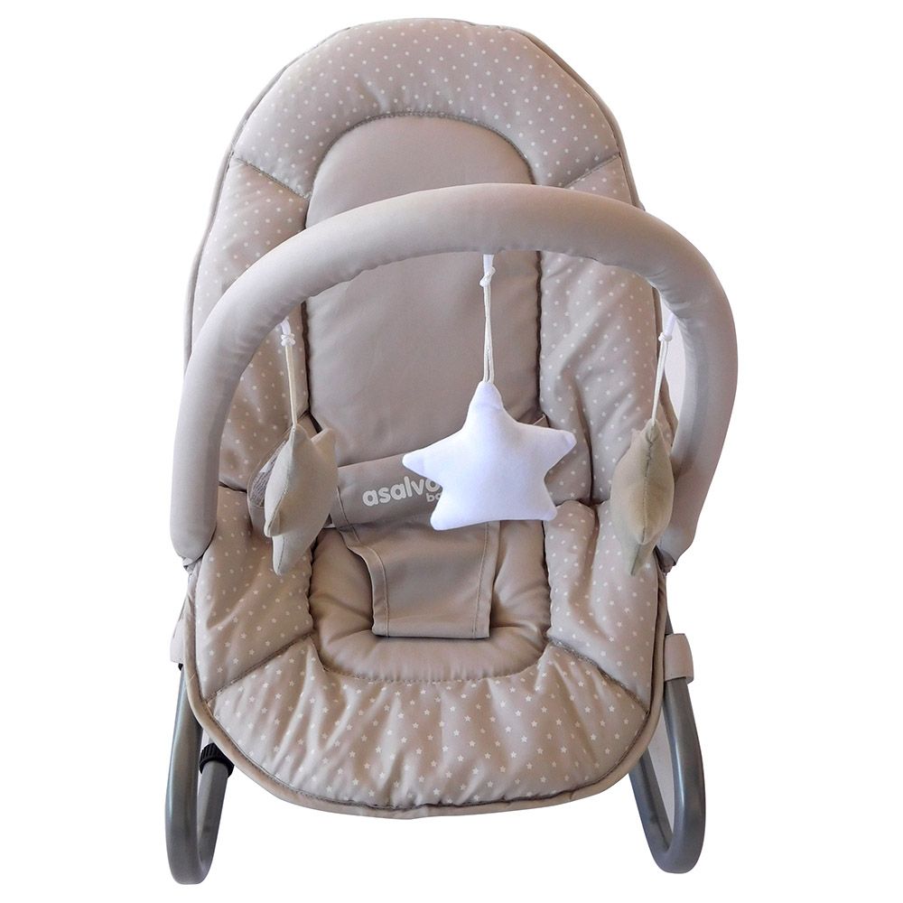 Asalvo - Baby Bouncer - Stars Beige