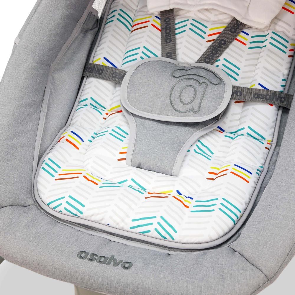 Asalvo - Baby Bouncer Musical Kahlo - Grey