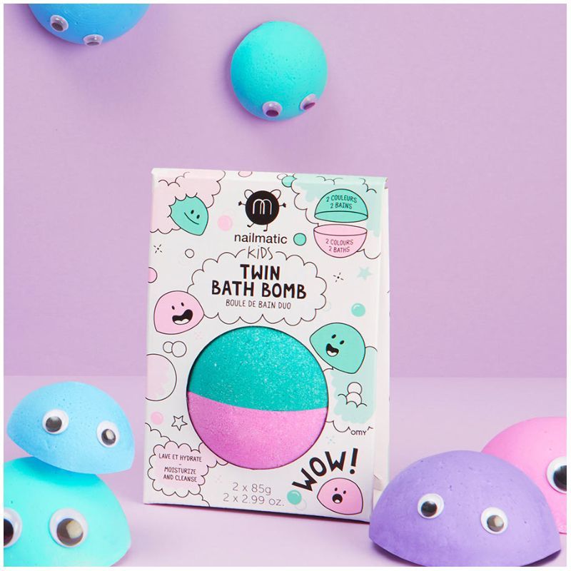 Nailmatic Kids - Gentle & Vegan Twin Bath Bomb - 170g