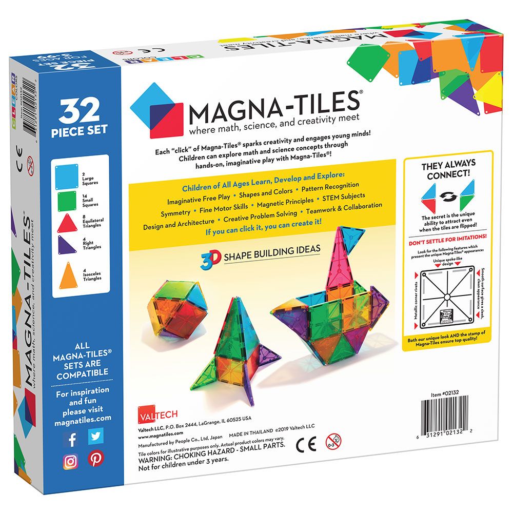 MAGNA-TILES - Classic 32-Piece Set