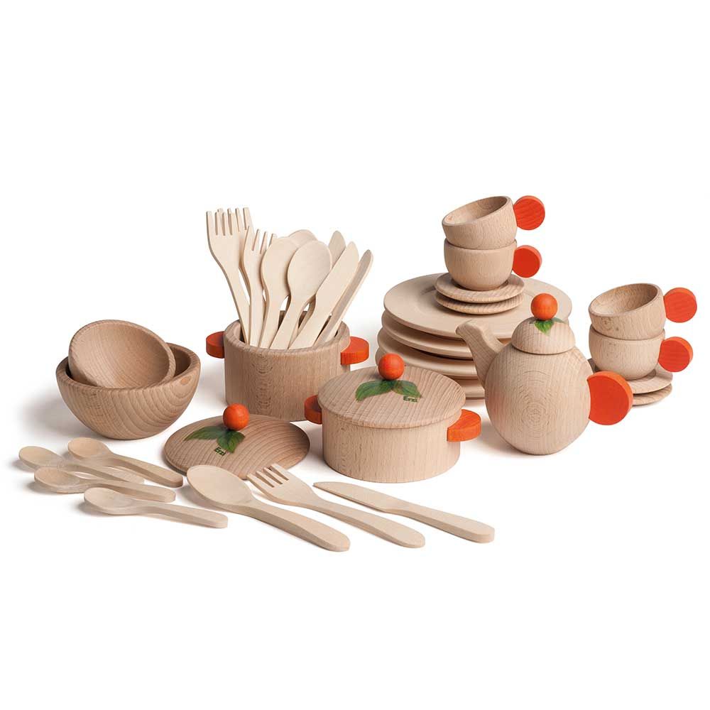 Erzi - Large Set of Natural Dishes