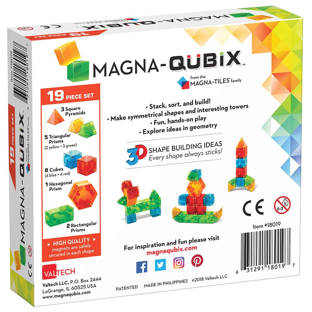 MAGNA-TILES - Qubix - 29-Piece Set