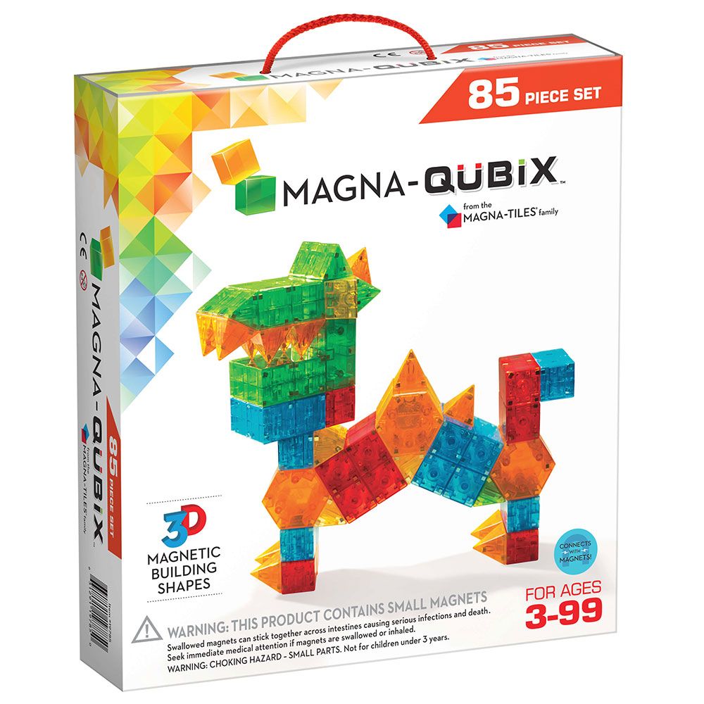 MAGNA-TILES - Qubix - 85-Piece Set