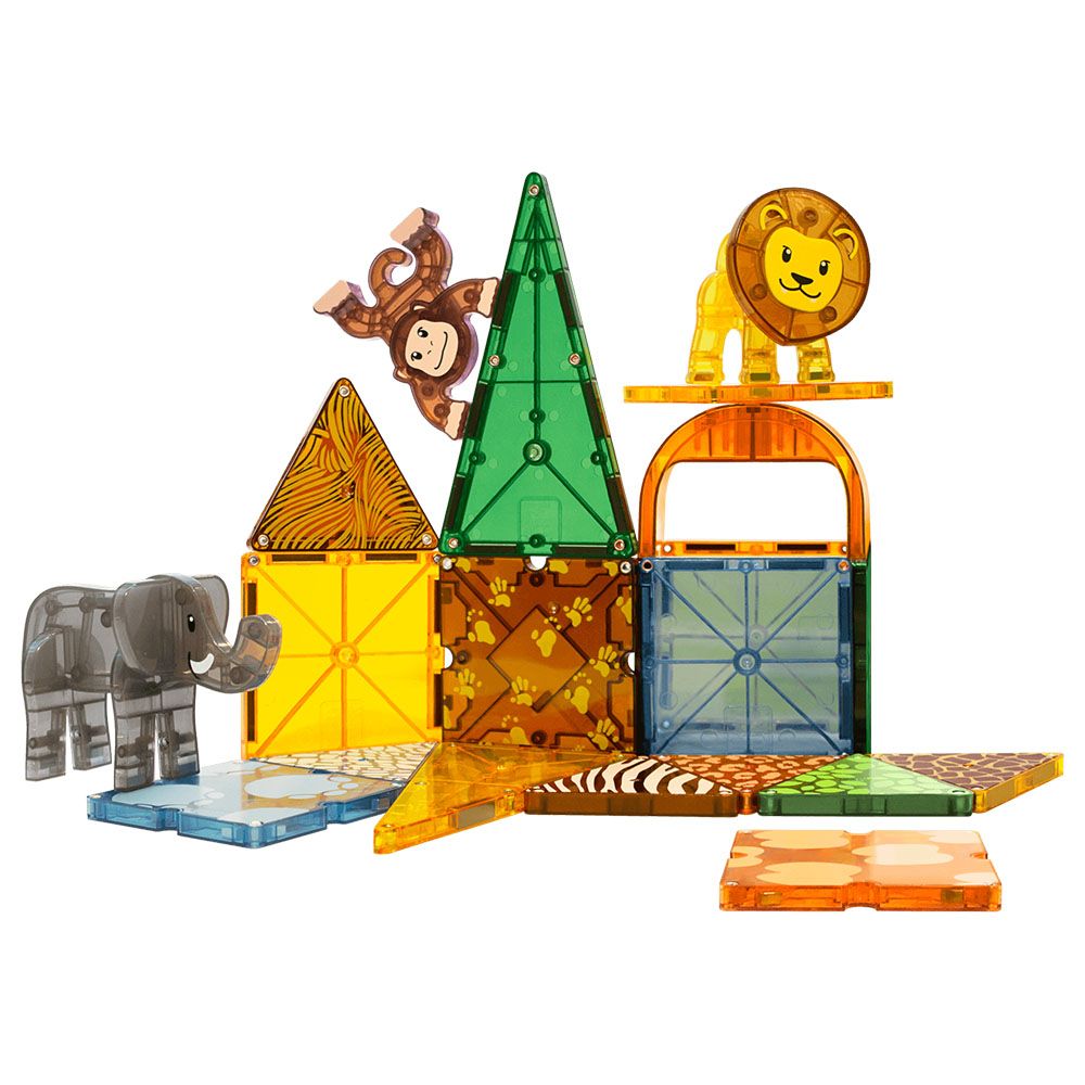 MAGNA-TILES - Safari Animals 25-Piece Set