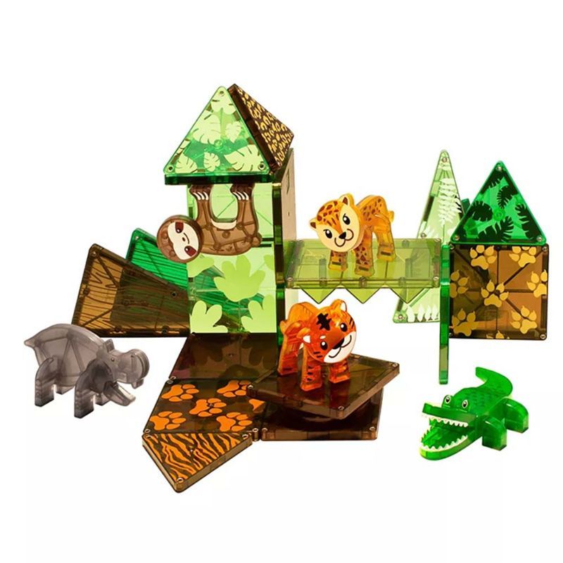 MAGNA-TILES - Jungle Animals 25-Piece Set