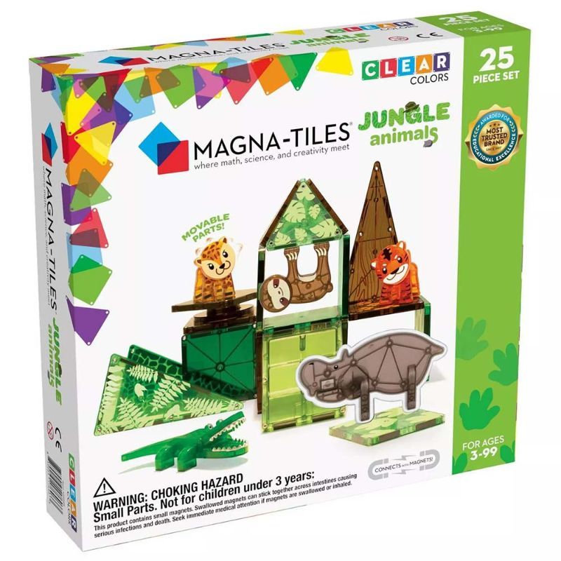 MAGNA-TILES - Jungle Animals 25-Piece Set