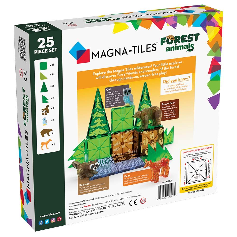 MAGNA-TILES - Forest 25-Piece Set