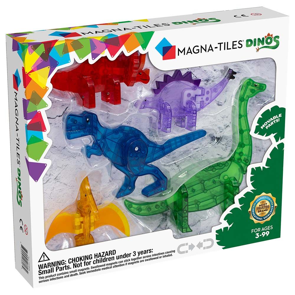 MAGNA-TILES - Dinos 5-Piece Set