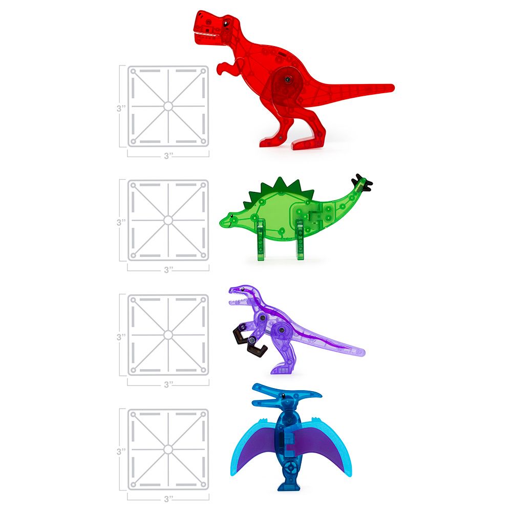 MAGNA-TILES - Dino World 40-Piece Set