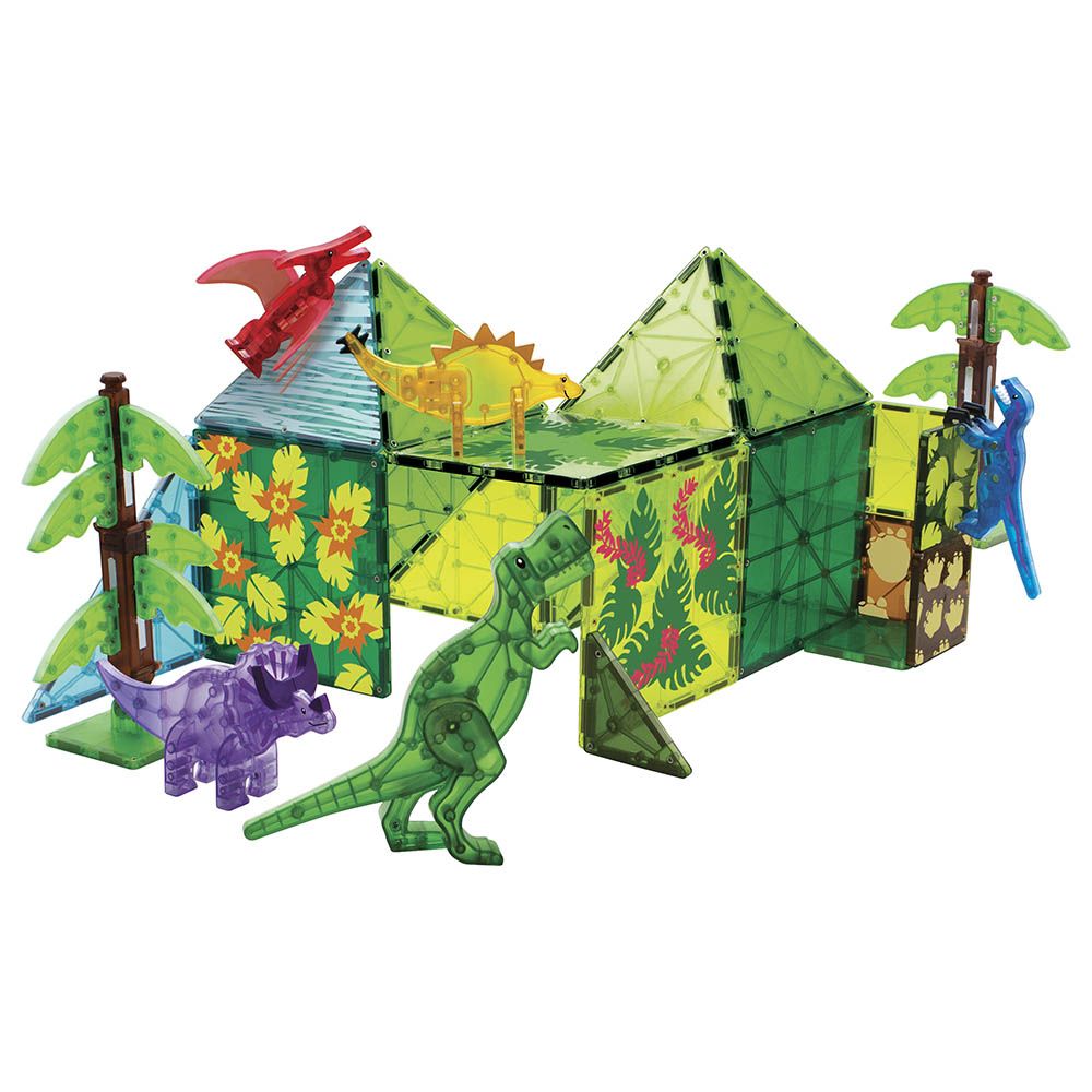 MAGNA-TILES - Dino World Xl 50-Piece Set