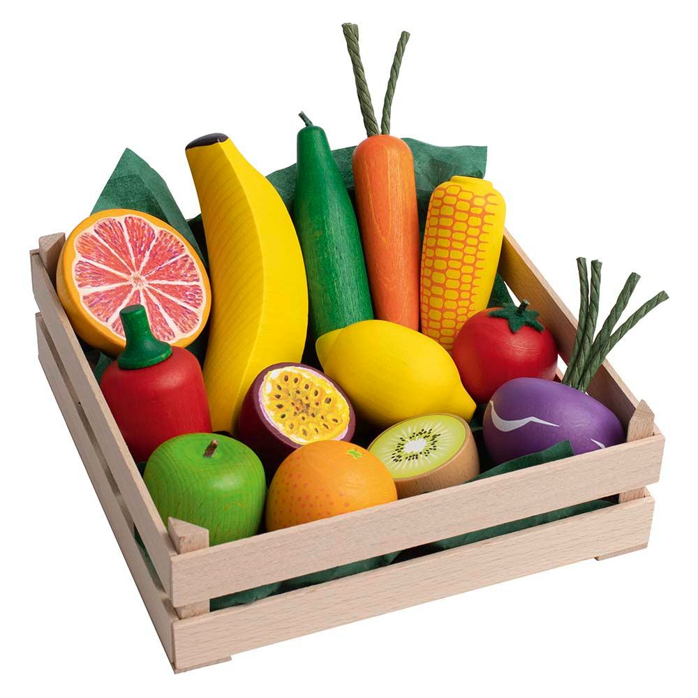 Erzi - Wooden Fruit & Vegetables Toys XL