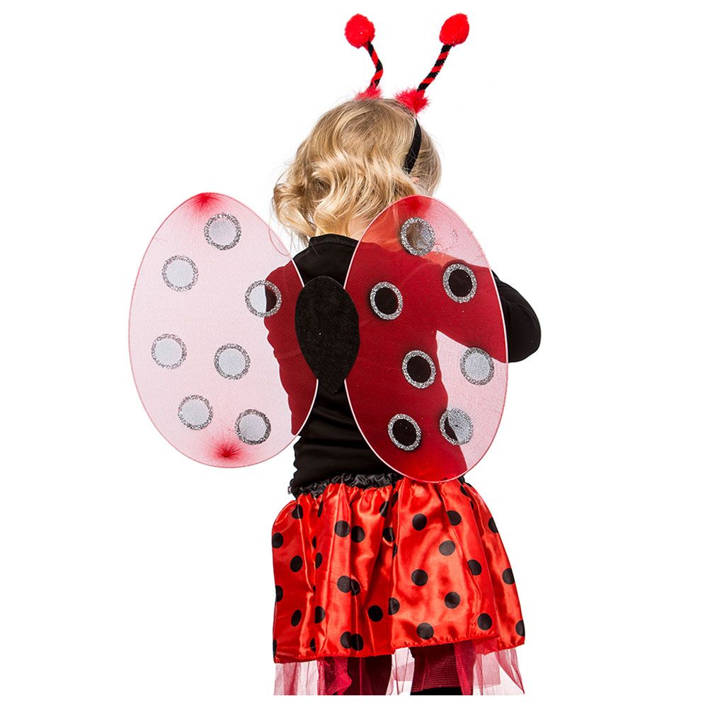 Mamamemo - Satin Skirt - Ladybug 