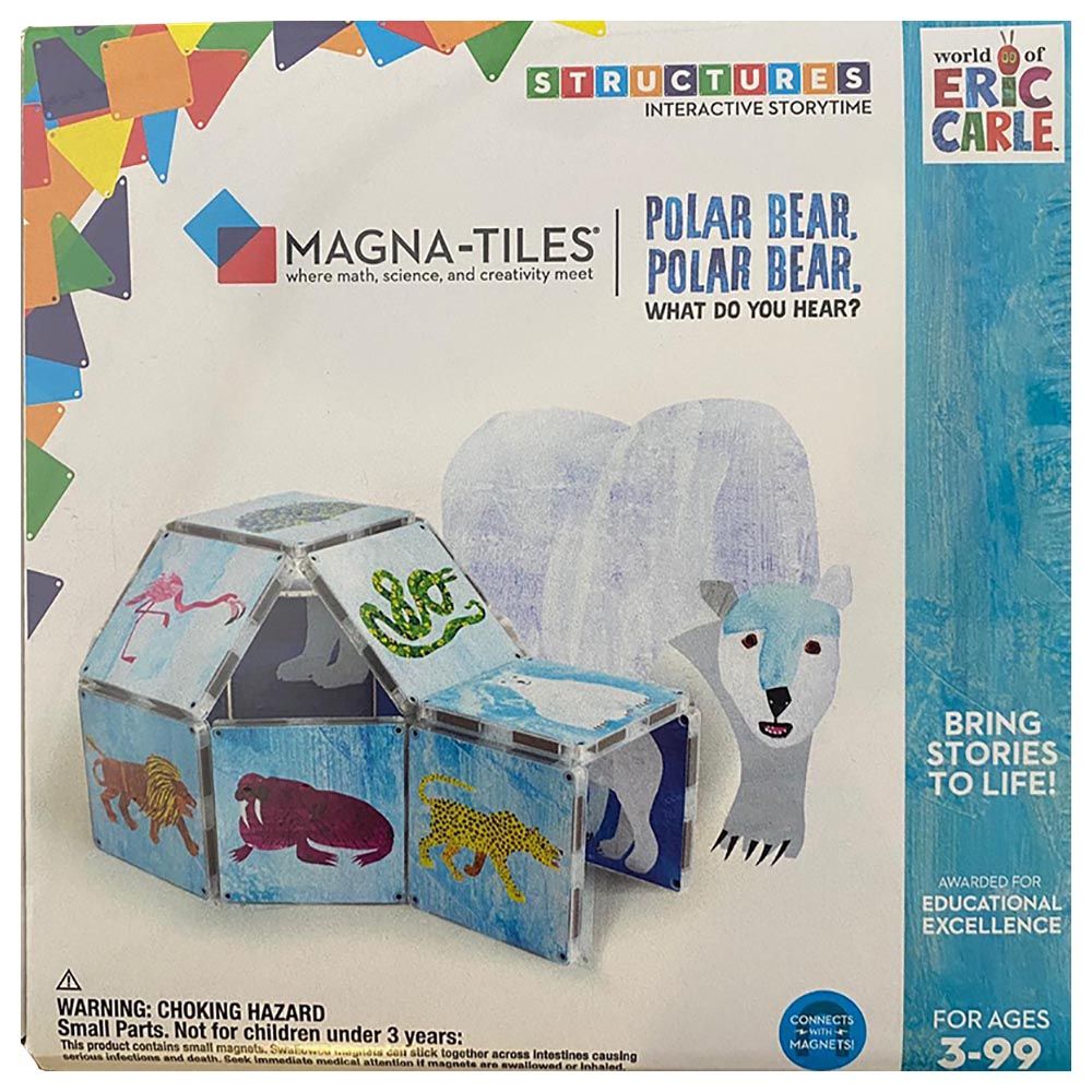 MAGNA-TILES - Structures Polar Bear, Polar Bear, What Do You Hear?