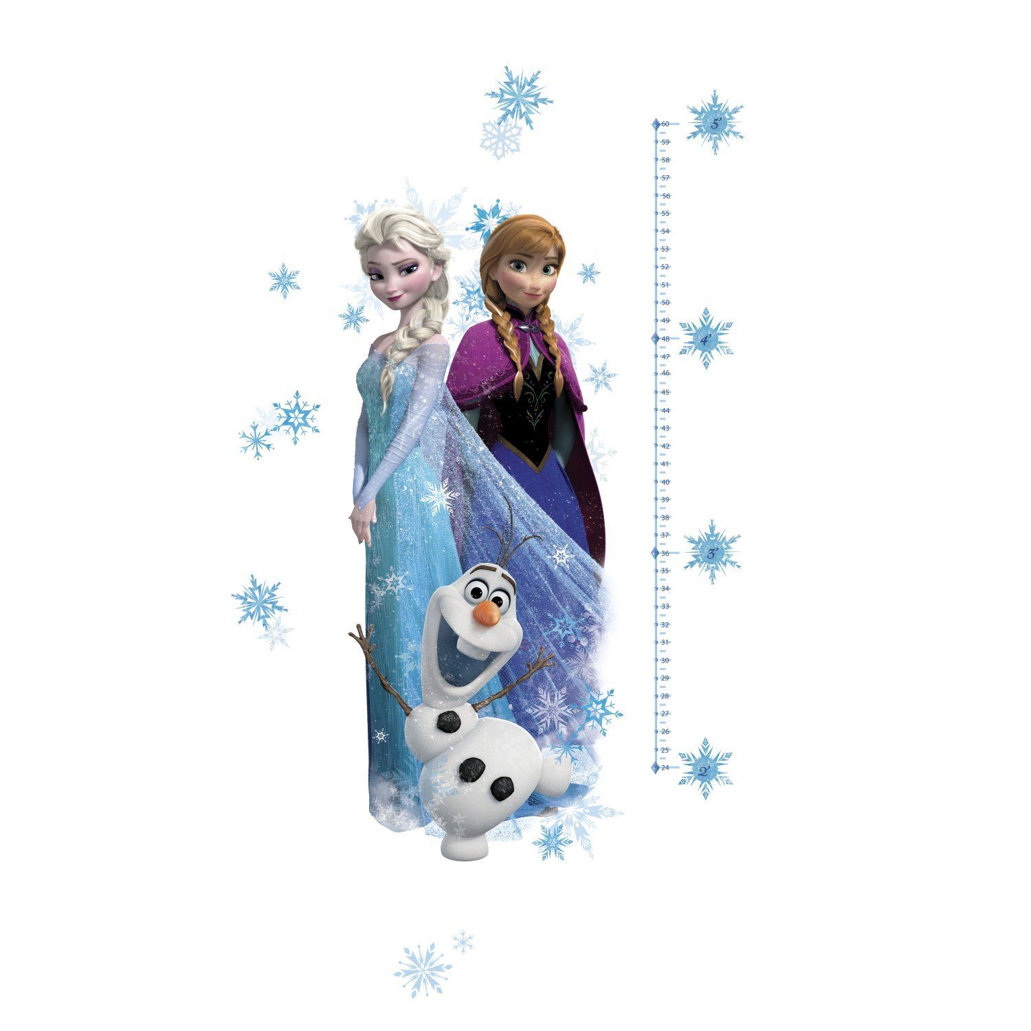 RoomMates Disney Frozen Growth Chart Wall Decal