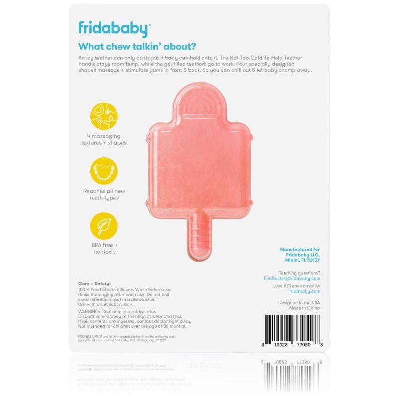 Fridababy - Not Too Cold To Hold Bpa Free Silicone Teether Pack Of 2