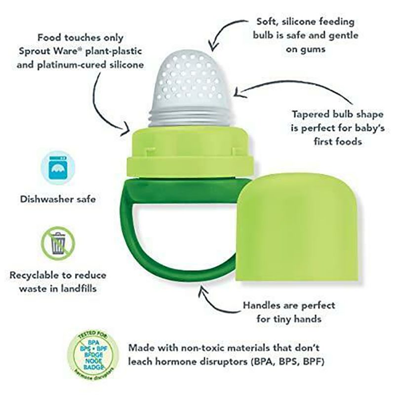 Green Sprouts - Sprout Ware First Foods Feeder - Green