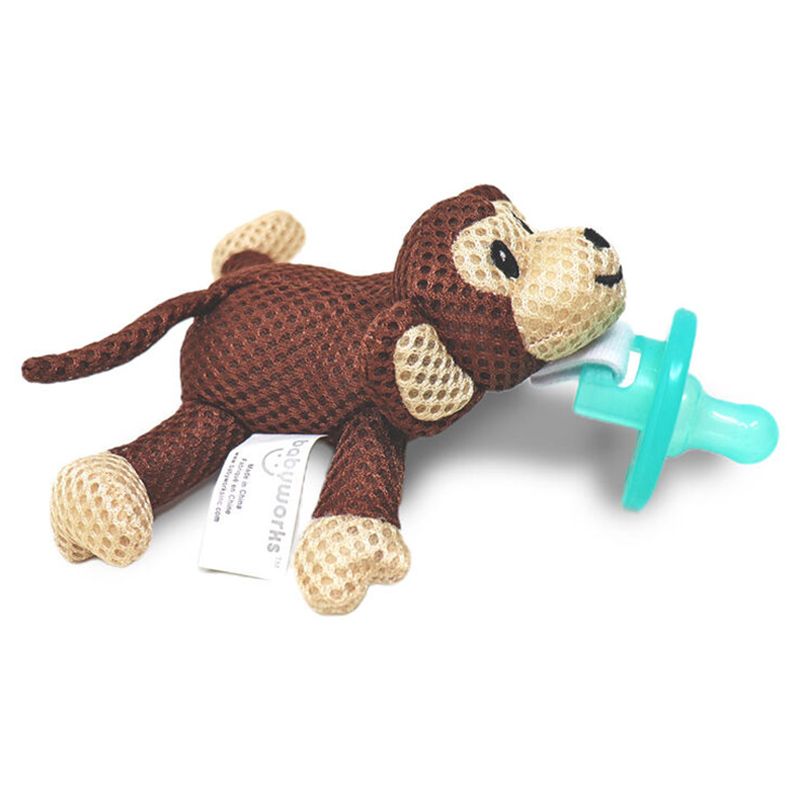 Babyworks - Pacifier Friend W/ Pacifier - "Moe" Monkey