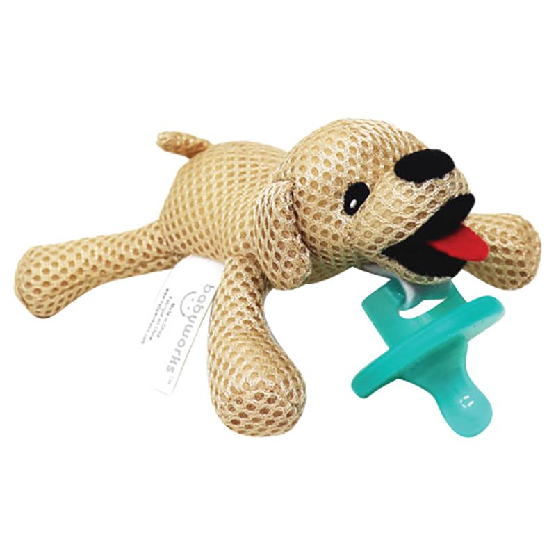 Babyworks - Pacifier Friend W/ Pacifier - "Bud" Puppy