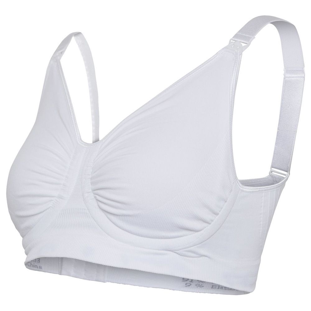 Carriwell - Maternity & Nursing Bra with Carri-Gel Support - White