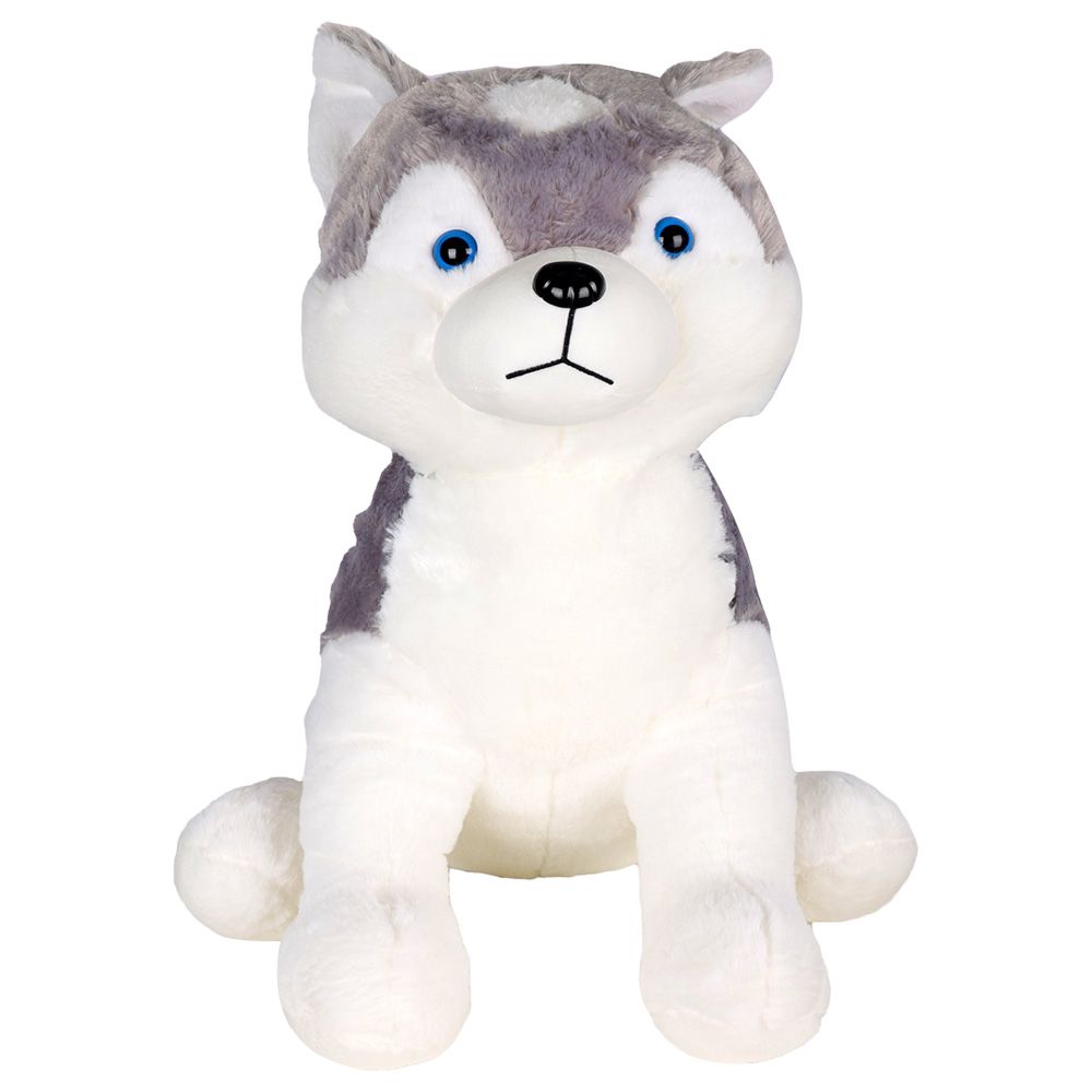 Cuddles - Adorable Husky Plush Toy - 25 Inch