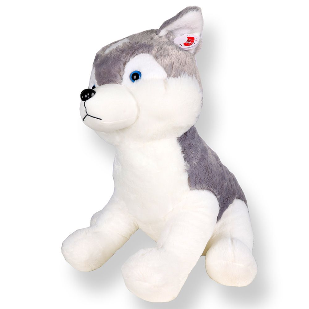 Cuddles - Adorable Husky Plush Toy - 25 Inch