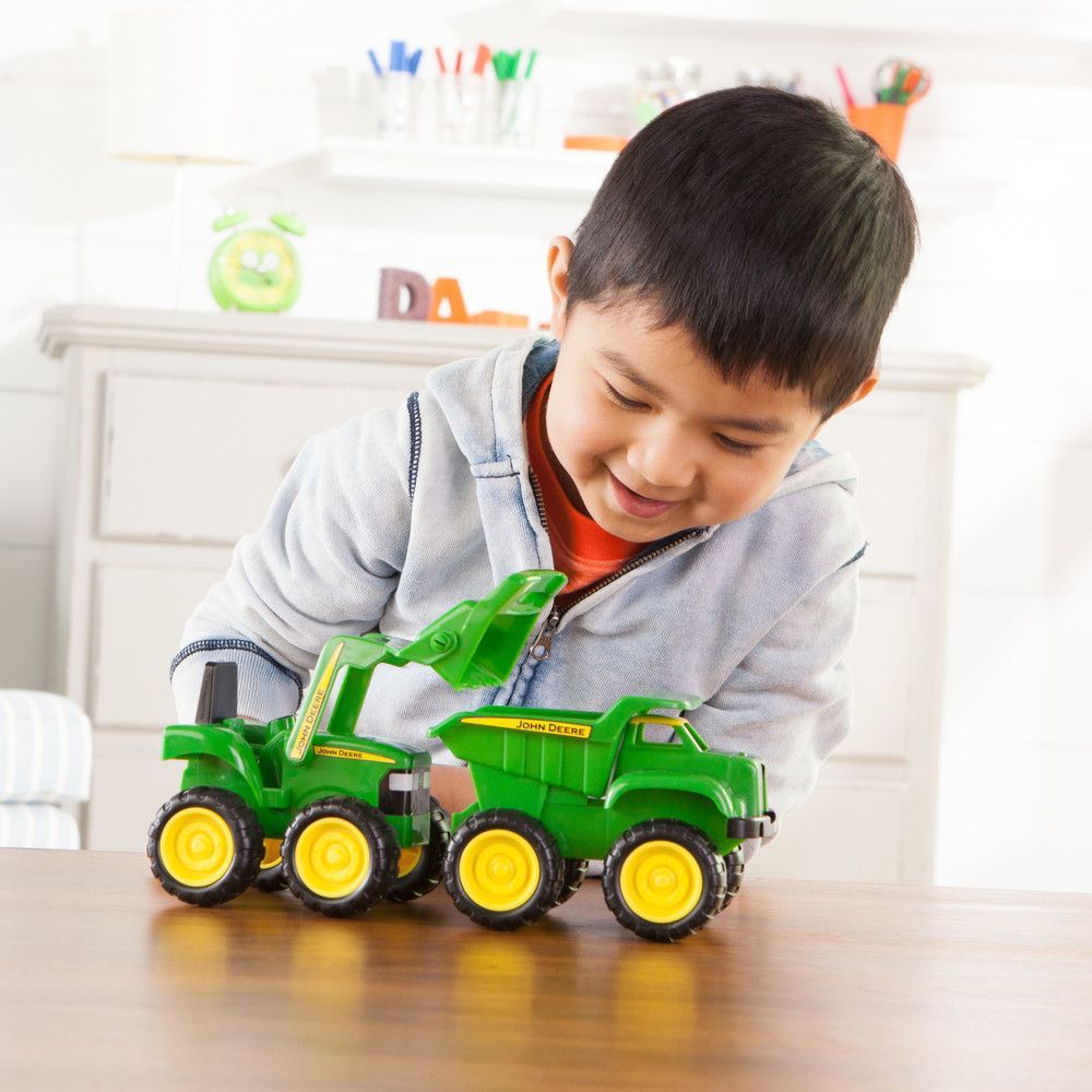 John Deere - Mini Sandbox Tractor and Dump Truck Set