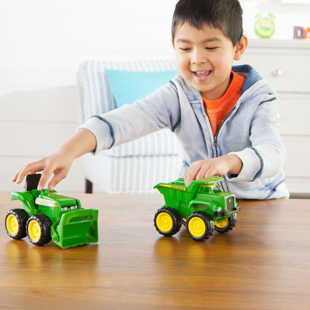 John Deere - Mini Sandbox Tractor and Dump Truck Set