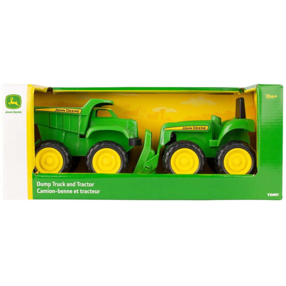 John Deere - Mini Sandbox Tractor and Dump Truck Set