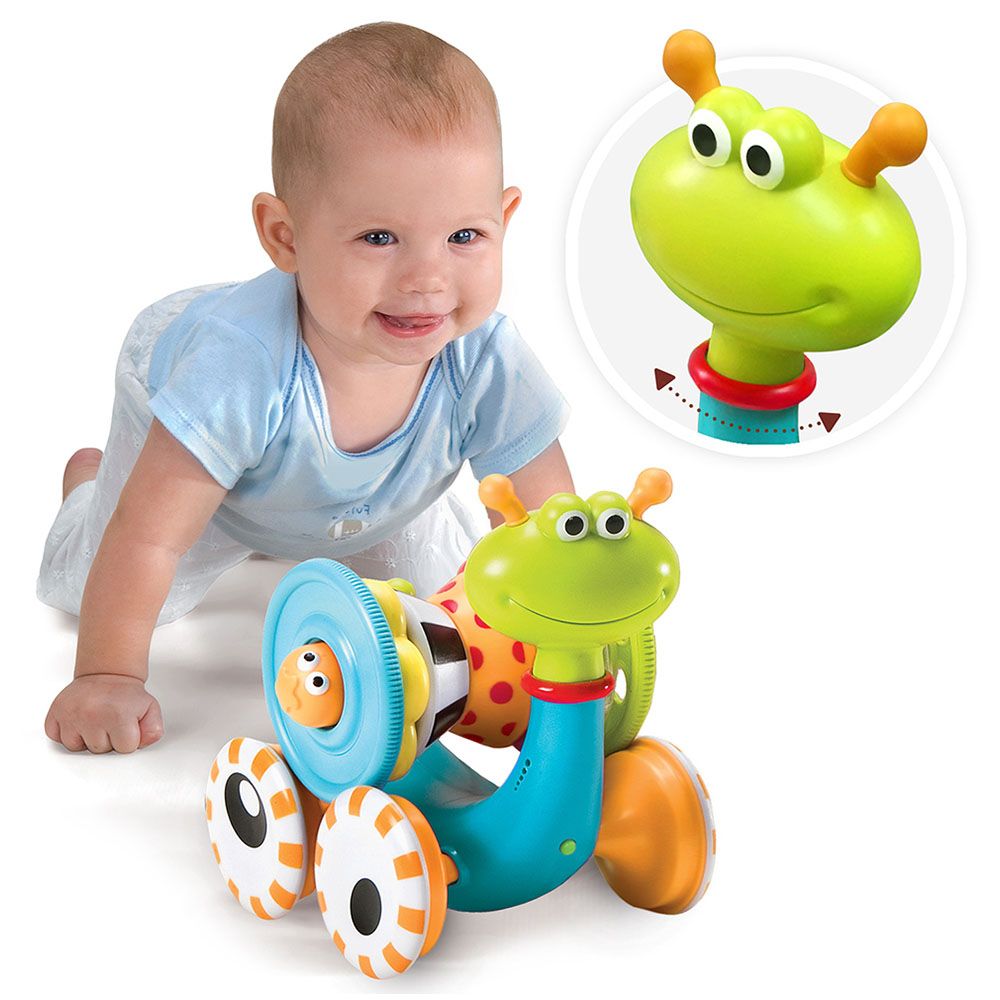 Yookidoo - Musical Crawl N Go Snail Toy w/ Stacker