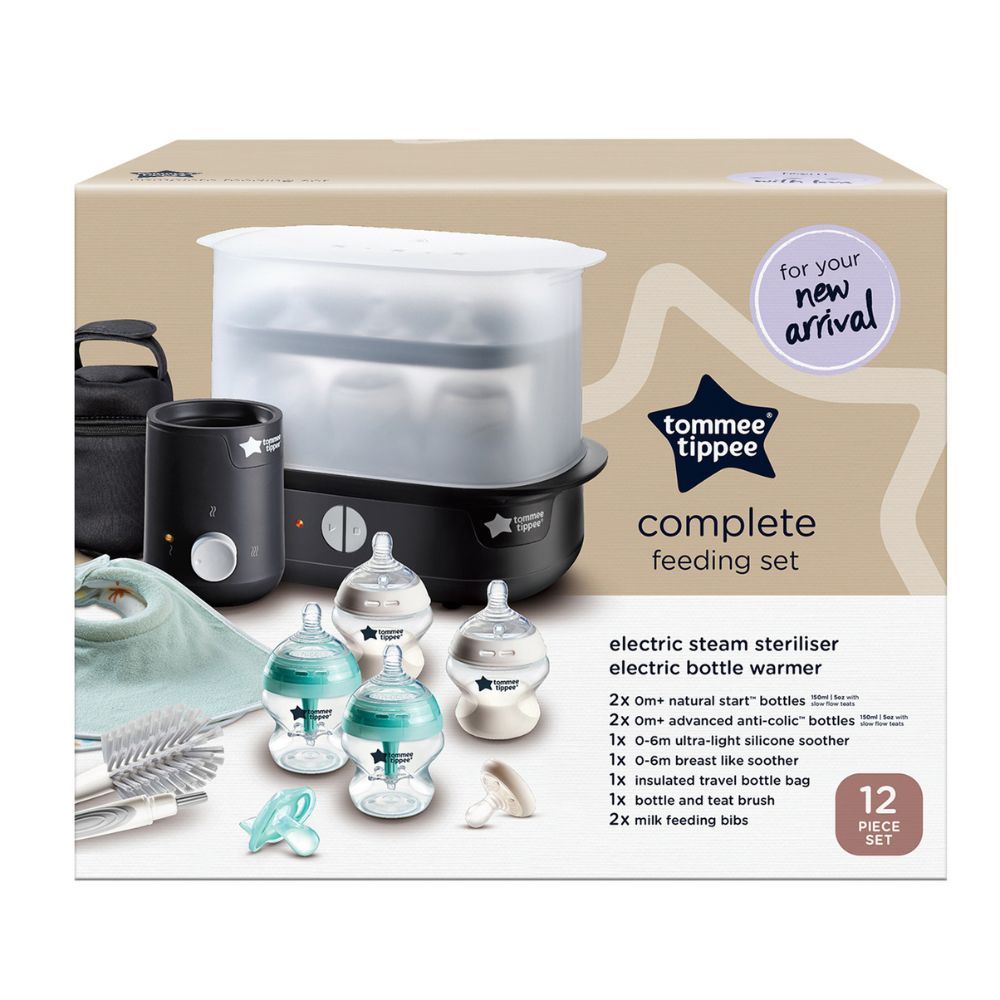 Tommee Tippee - Closer to Nature Complete Feeding 12pc-Set - Black