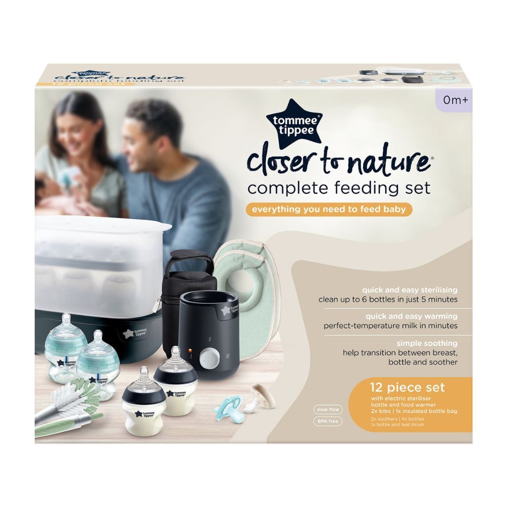 Tommee Tippee - Closer to Nature Complete Feeding 12pc-Set - Black