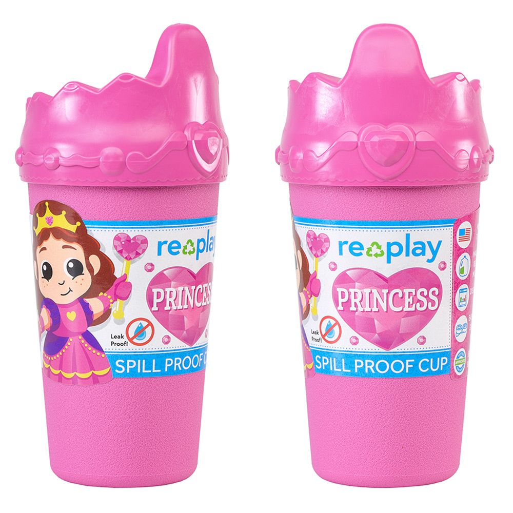 Re-Play - Princess Crown No-Spill Sippy Cup - Pink