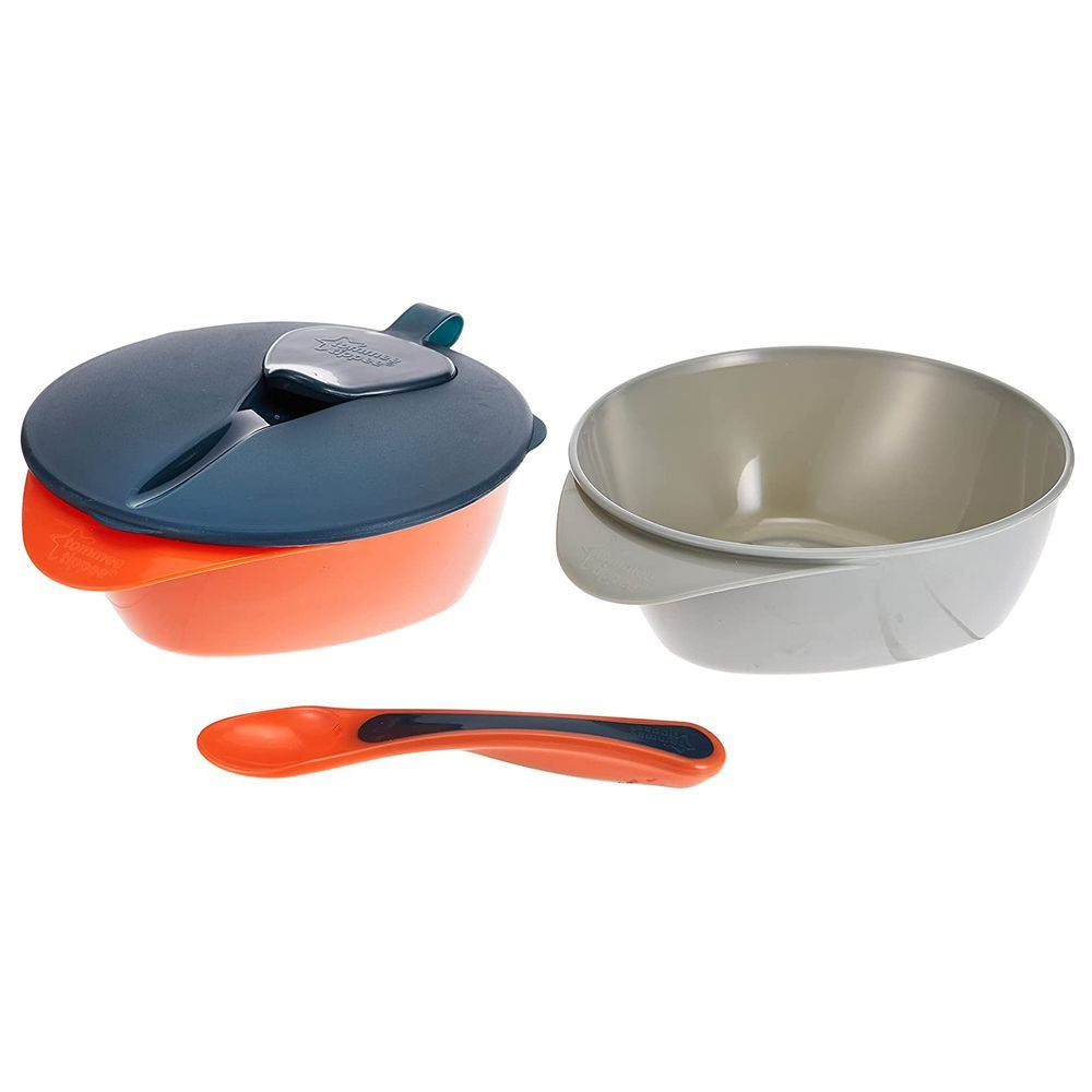 Tommee Tippee - Disposable Bibs & Feeding Bowl, Lid & Spoon