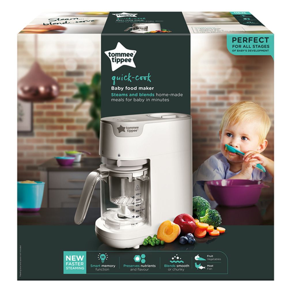 Tommee Tippee - Baby Food Steamer Blender w/ Weaning Kit