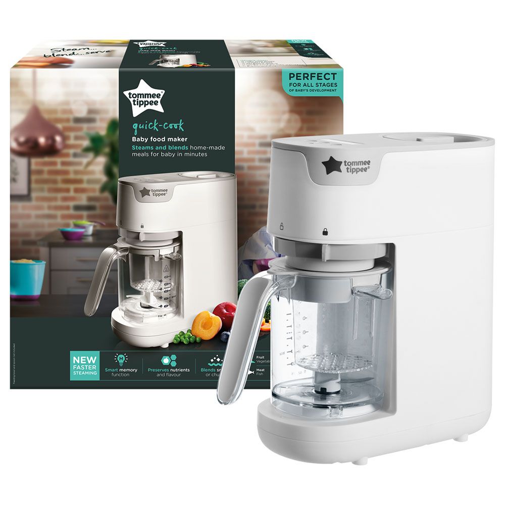 Tommee Tippee - Baby Food Steamer Blender w/ Weaning Kit