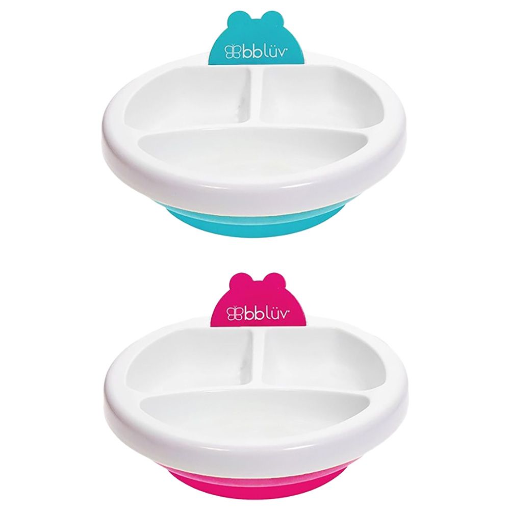 BBLuv - Plato Warm Feeding Plate - Pink