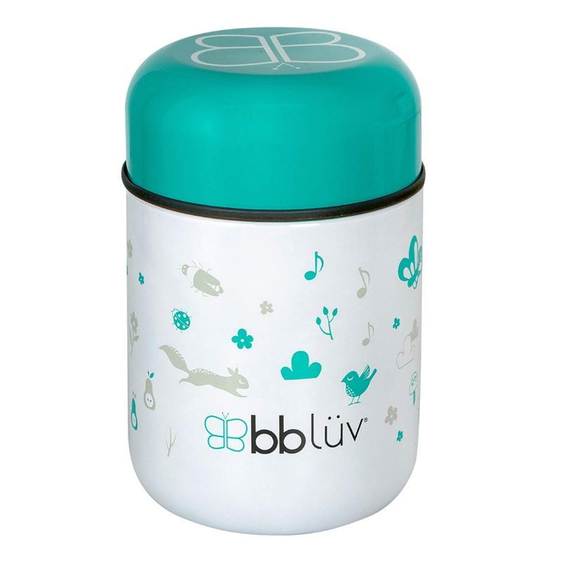 BBLuv - Thermal Food Container With Spoon and Bowl - Aqua