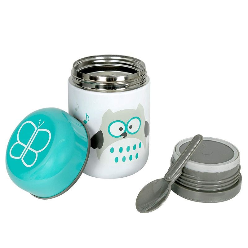 BBLuv - Thermal Food Container With Spoon and Bowl - Aqua