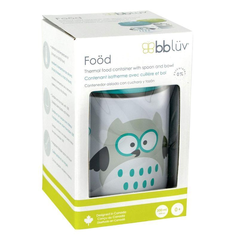 BBLuv - Thermal Food Container With Spoon and Bowl - Aqua