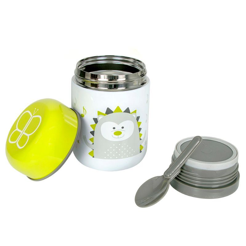 BBLuv - Thermal Food Container With Spoon and Bowl - Lime