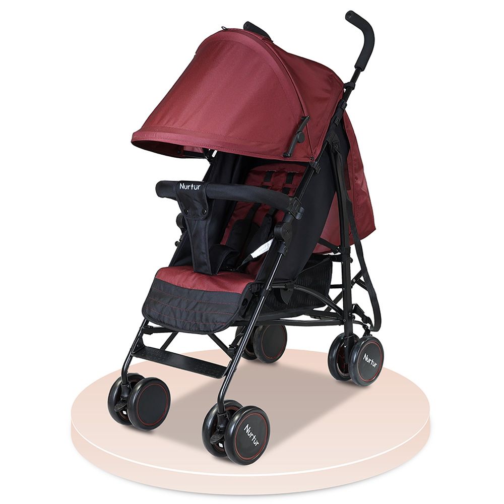 Nurtur - Archer Lightweight Stroller - Maroon