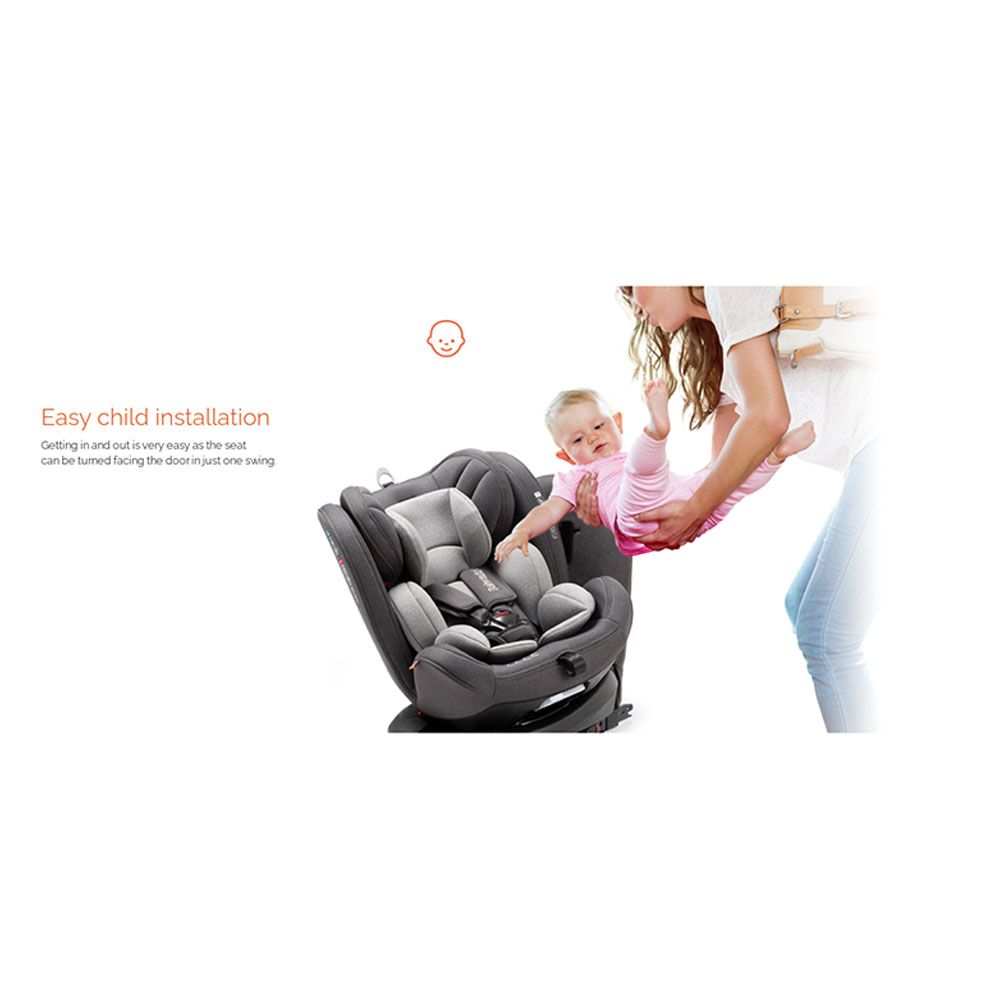 Babyauto - Revolta 360 Car Seat - Grey Melange