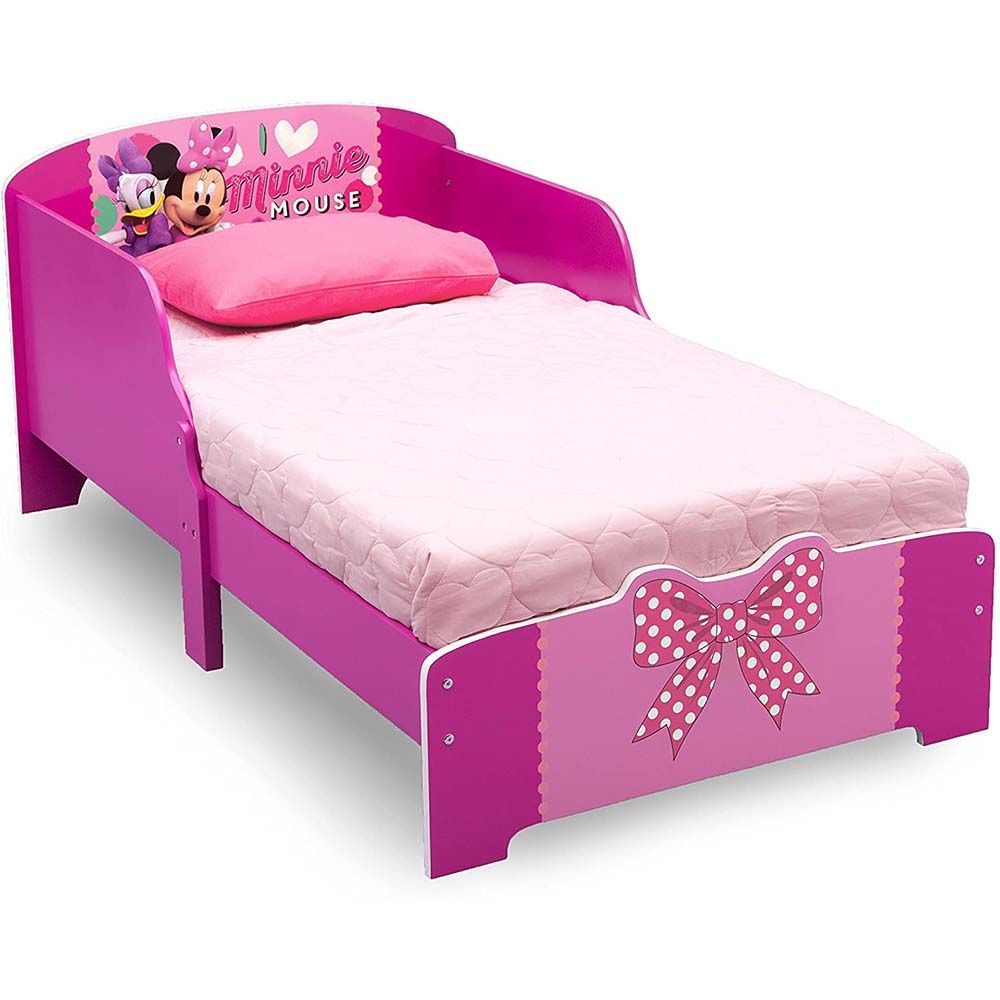 Delta Children - Kids' Wooden Bed - Disney Minnie